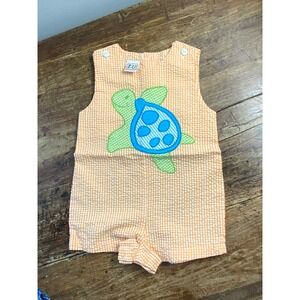 ZU‎ Seersucker Turtle outfit